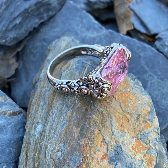 New! Sterling Silver Pink Topaz - Picture 2 of 4